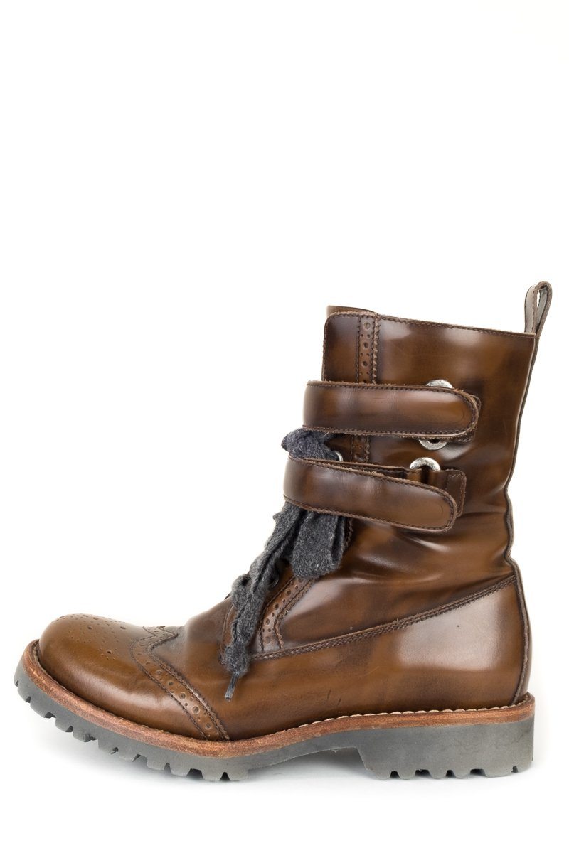 Brunello cucinelli combat sales boots