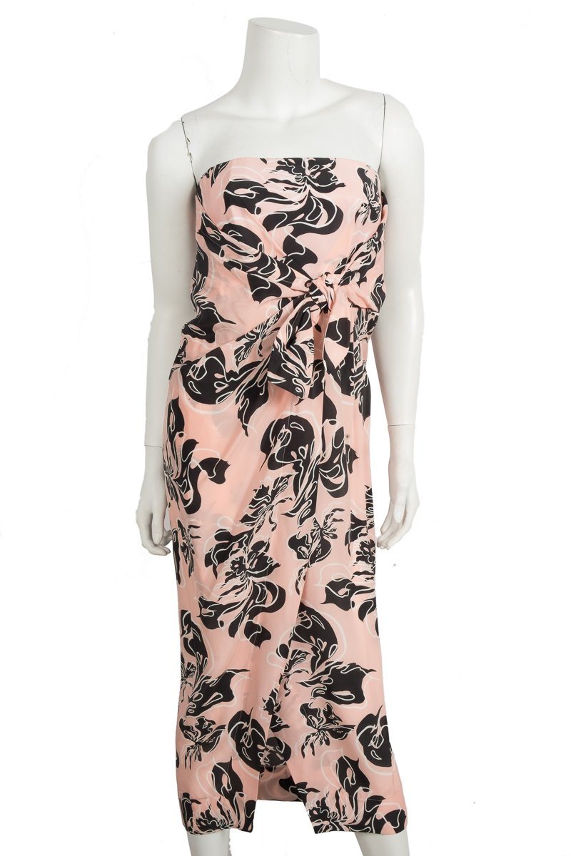 Cedric Charlier Pink Strapless Dress NWT TBC Consignment