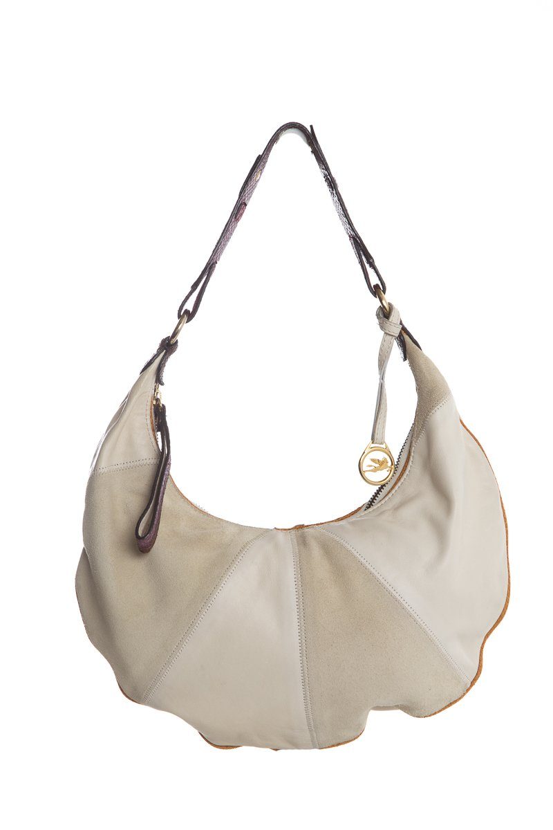 YSL Cream Canvas Mombasa Bag with Horn Handle - Handbags & Purses - Costume  & Dressing Accessories