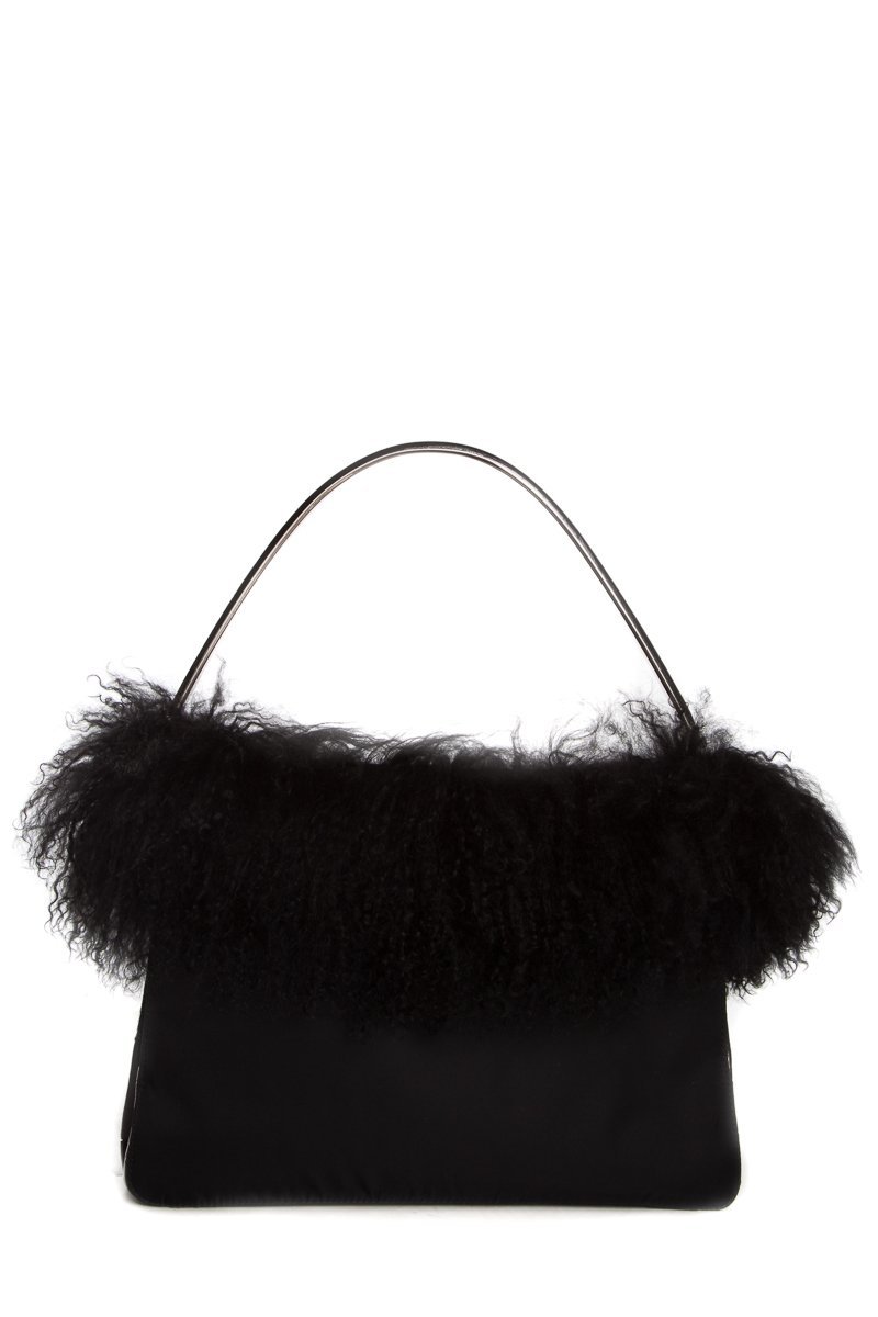 Prada Fur Shoulder Bags