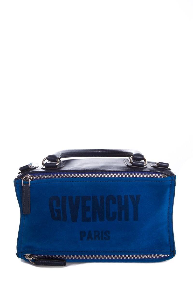 Givenchy Blue Suede Pandora Messenger Bag – TBC Consignment