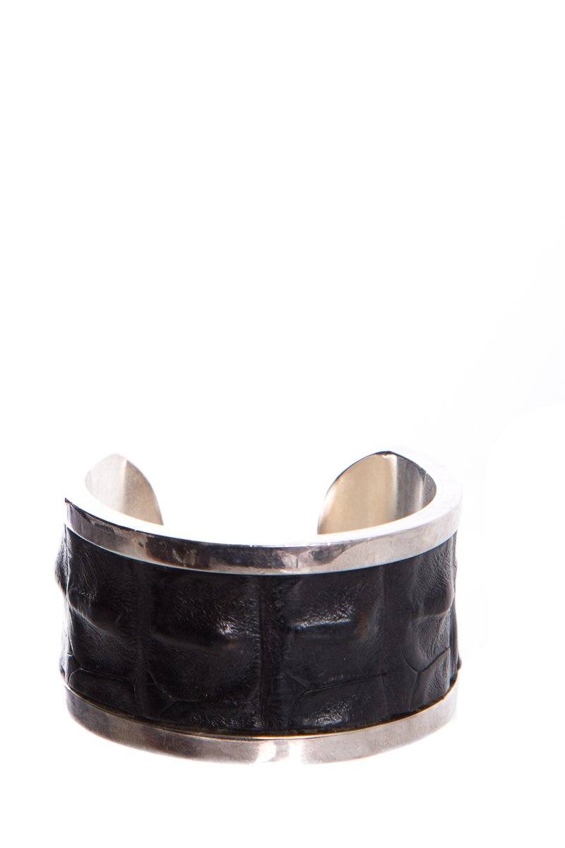 Louis Vuitton Vintage Crocodile Cuff Bracelet