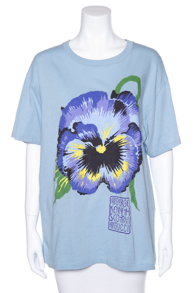 Gucci X George Kenneth Scott Blue T-Shirt SZ L – TBC Consignment