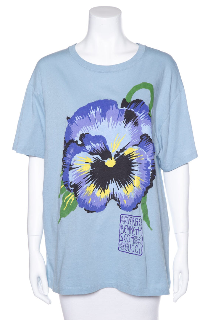 Gucci X George Kenneth Scott Blue T-Shirt SZ L – TBC Consignment