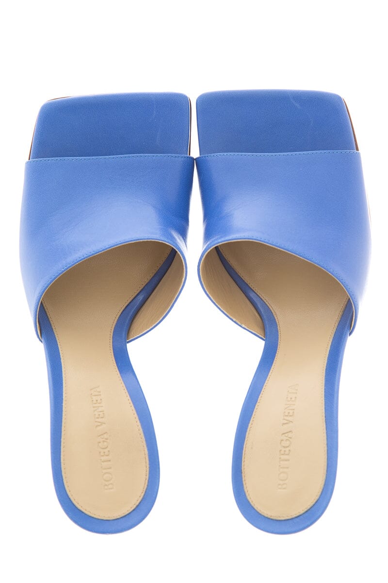 BOTTEGA VENETA Nappa Maxi Intrecciato Lido Mule Sandals 37