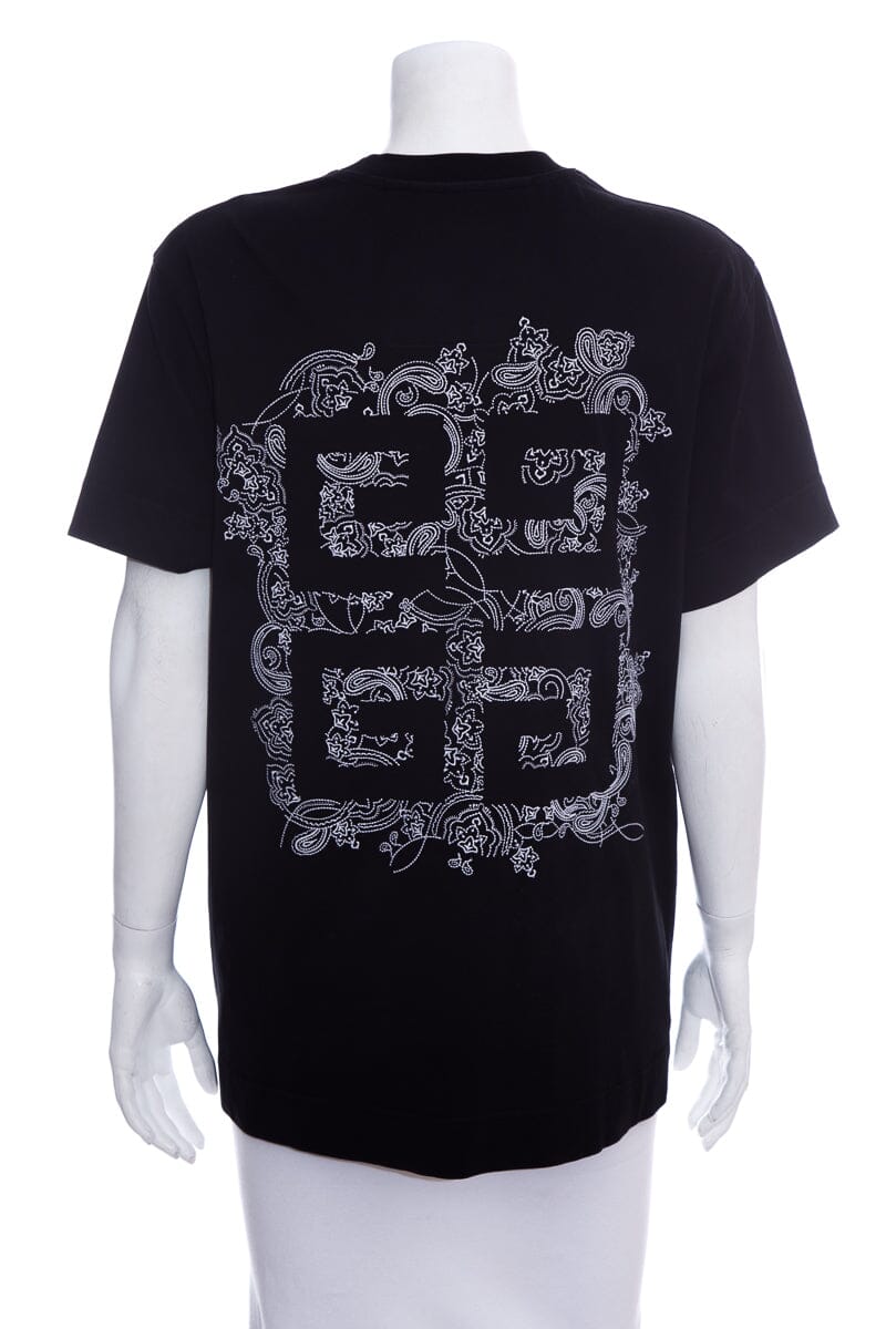 口コミ サイト 商品 Detail Logo Embroidered Black Givenchy T-Shirt TBC – XS SZ トップス