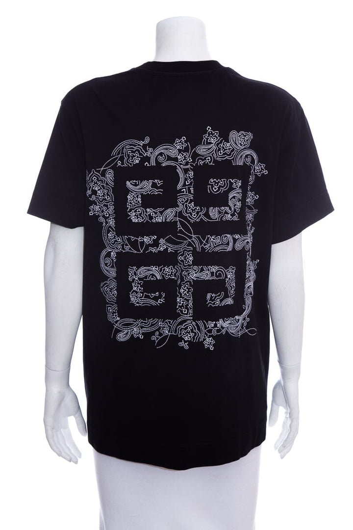 Givenchy Black Embroidered Logo Detail T-Shirt SZ XS – TBC Consignment