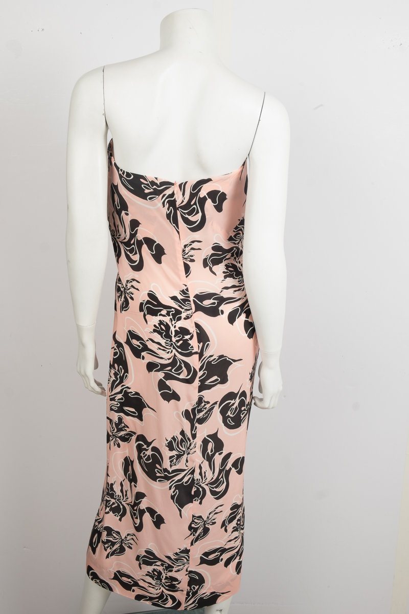 Cedric Charlier Pink Strapless Dress NWT TBC Consignment