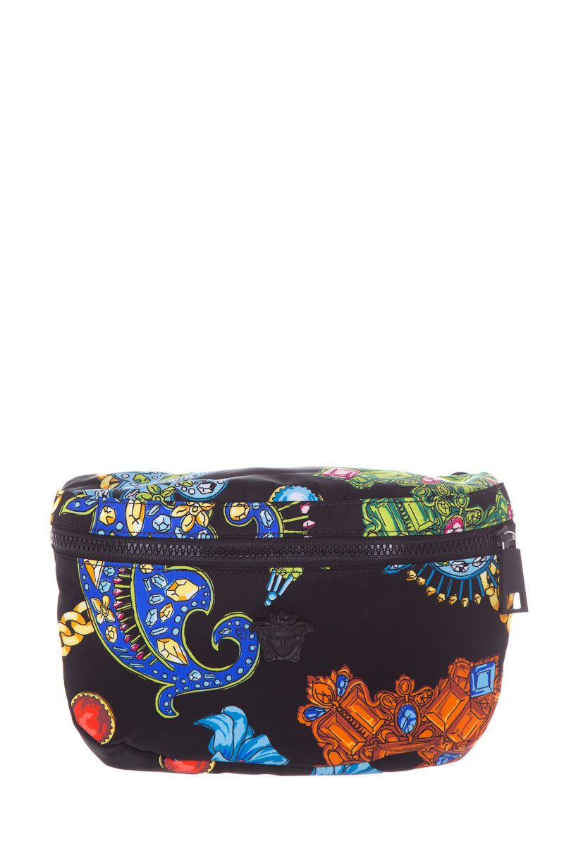 Versace Black & Multi Printed Fanny Pack – TBC Consignment